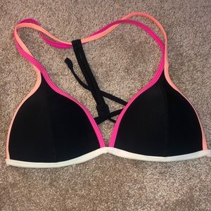 SO black push up bikini top